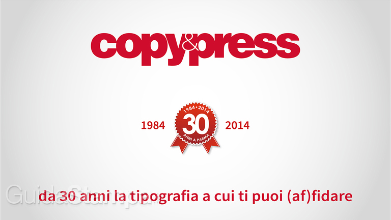 La presentazione aziendale di Copy & Press