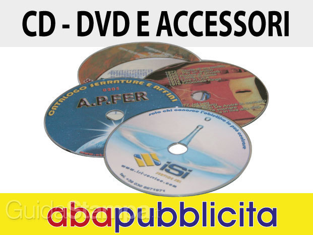 Cd e dvd masterizzati e stampati
